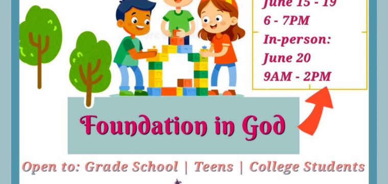 Vacation Bible School 2026 – Foundation in God